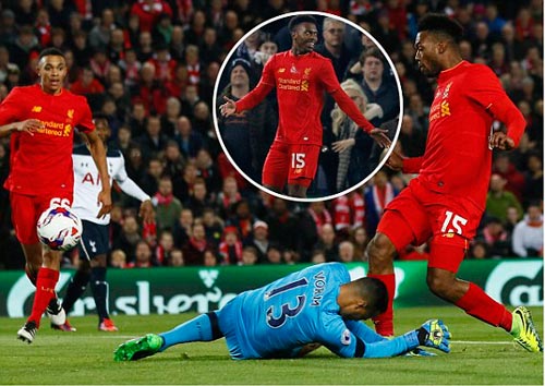 Sturridge lập cú đúp, Lữ đoàn đỏ đánh bại 'bầy gà trống'