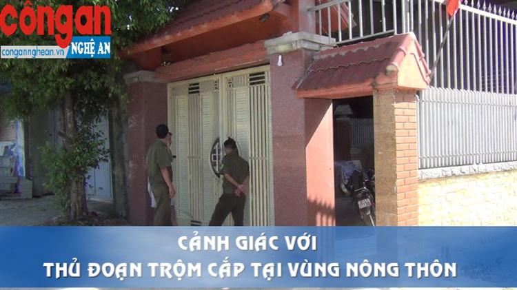 Cảnh giác với trộm cắp tài sản vùng quê