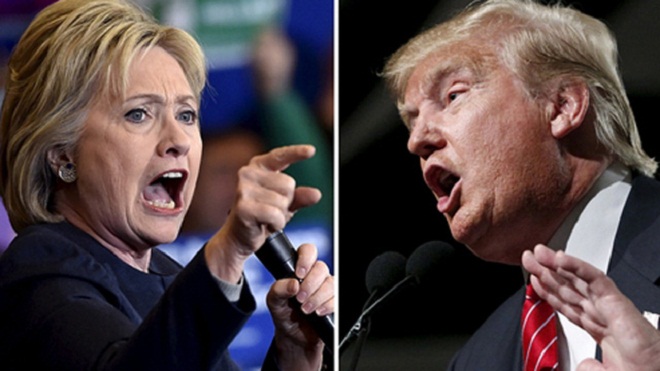 Cuộc đua sát nút giữa Donald Trump và Hillary Clinton