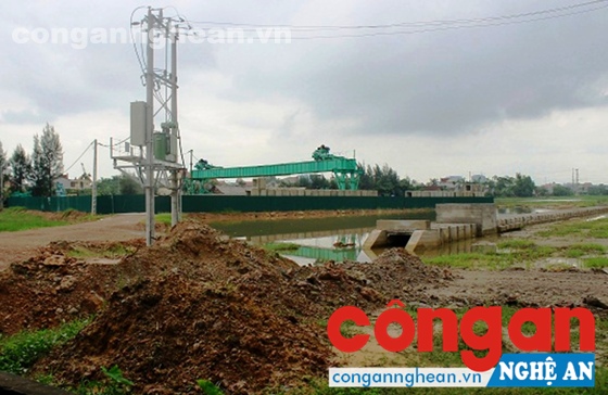 Gói thầu đường 72 m Vinh - Hưng Tây đang bị vướng mặt bằng