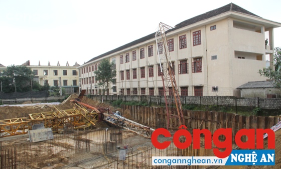 Khởi tố vụ án sập tháp cần cẩu tại Dự án chung cư Trường Thành 2