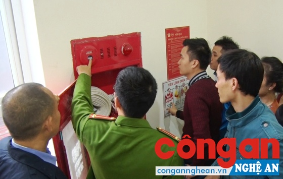 Sơ kết xây dựng điển hình tiên tiến trong công tác phòng cháy, chữa cháy