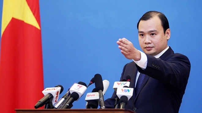 Phản đối việc Đài Loan diễn tập trên vùng biển của Việt Nam