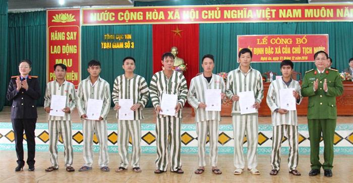 Trại giam số 3 trong ngày đặc xá