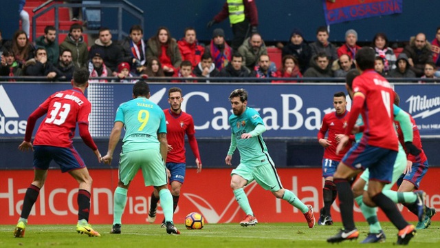 Osasuna - Barcelona: Chênh lệch về đẳng cấp