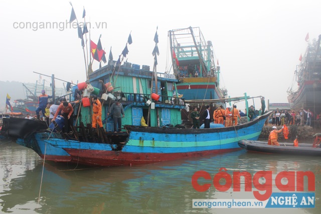 Dự kiến thiệt hại do tàu hư hỏng ước tính hàng trăm triệu đồng