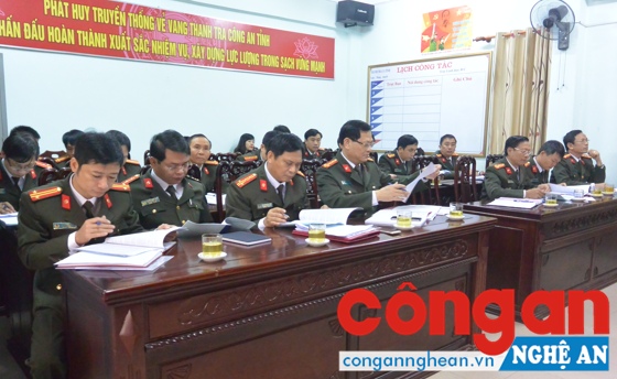 Thanh tra Công an tỉnh phấn đấu trở thành 1 trong 10 đơn vị chủ công