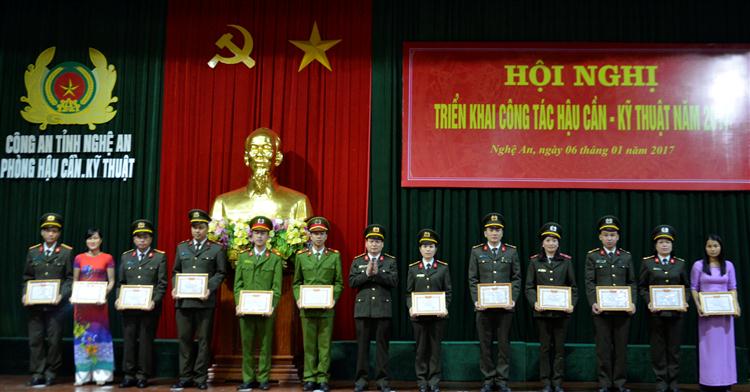Phòng Hậu cần-Kỹ thuật Công an tỉnh triển khai công tác năm 2017