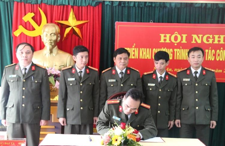 Phòng Tham mưu Công an tỉnh: Triển khai chương trình công tác năm 2017