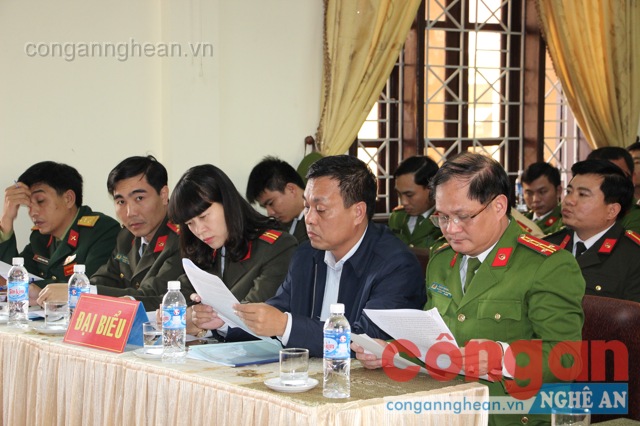 Đại biểu các đơn vị tham dự Hội nghị