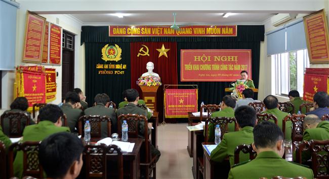 Phòng Cảnh sát Điều tra tội phạm về Ma túy triển khai công tác năm 2017