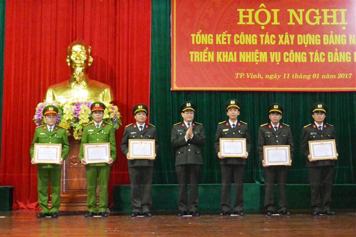 Công an Nghệ An: Tổng kết công tác xây dựng Đảng năm 2016