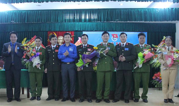 Đại hội điểm chi đoàn Công an huyện Hưng Nguyên nhiệm kỳ 2017-2019