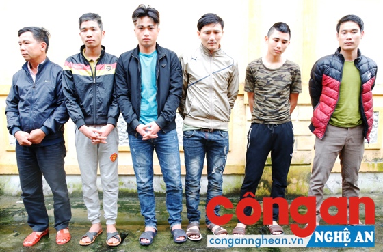 Các đối tượng bị bắt giữ