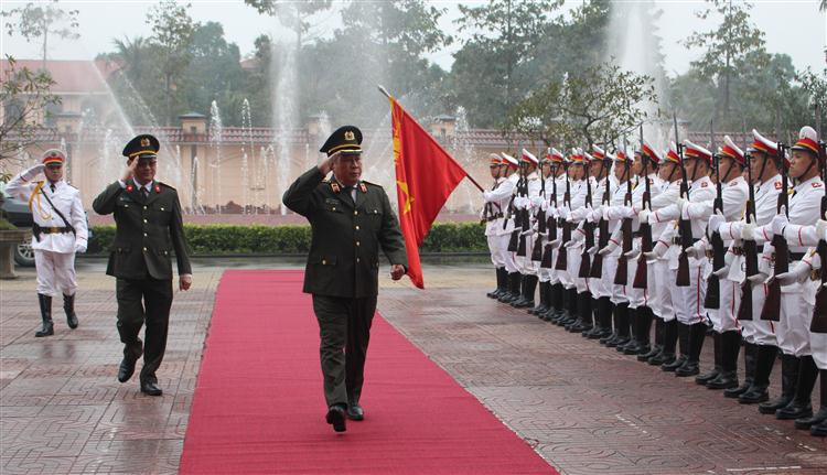Trung tướng TS Bùi Văn Thành, Thứ trưởng Bộ Công an làm việc tại Công an Nghệ An