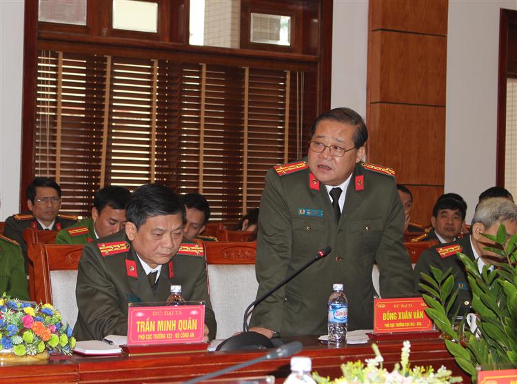 Đại diện các Tổng cục, Cục phát biểu tại buổi làm việc