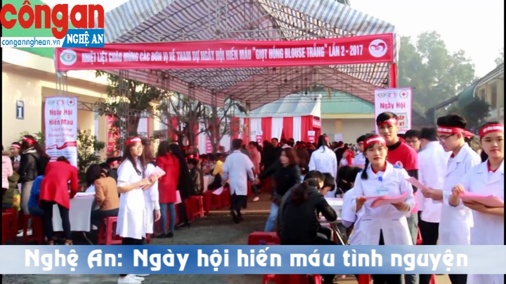 Nghệ An: Hơn 1000 đơn vị máu được tiếp nhận trong Ngày hội hiến máu