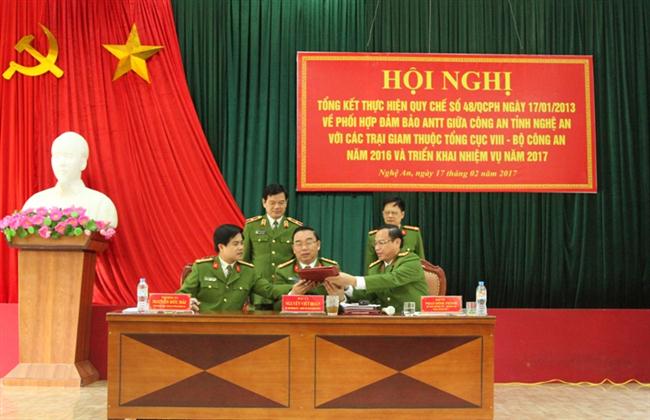 Hội nghị tổng kết thực hiện quy chế phối hợp đảm bảo ANTT