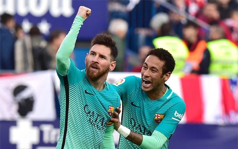 Messi tỏa sáng, Barcelona thắng sát nút A.Madrid