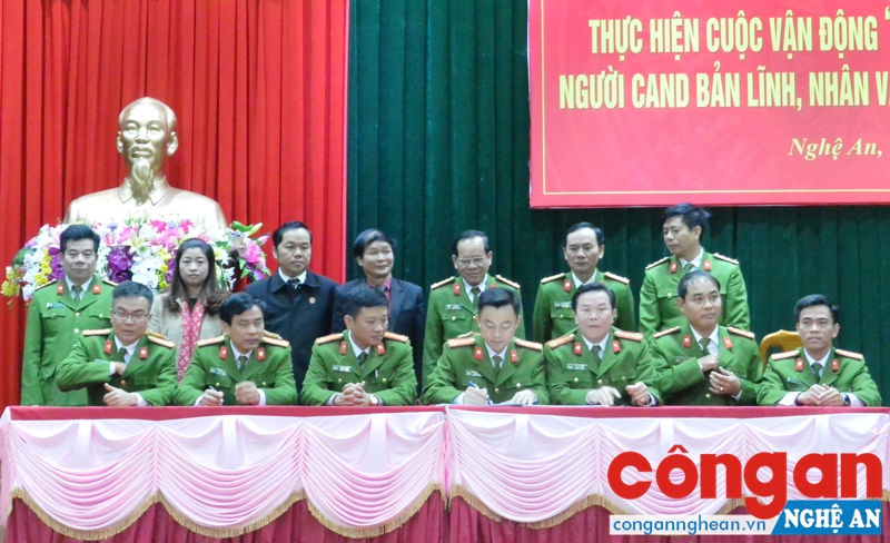 Các đơn vị ký kết giao ước thi đua