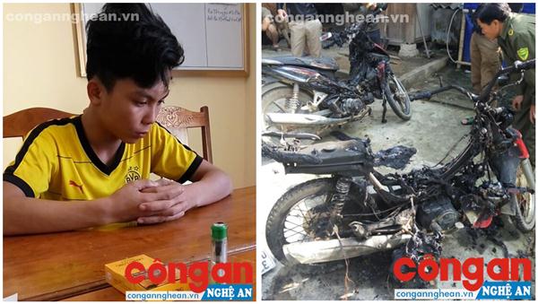 Phóng hỏa đốt xe vì dám...tán gái làng