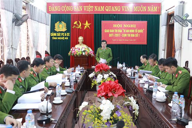 Hội nghị giao ban thi đua 'Vì ANTQ'