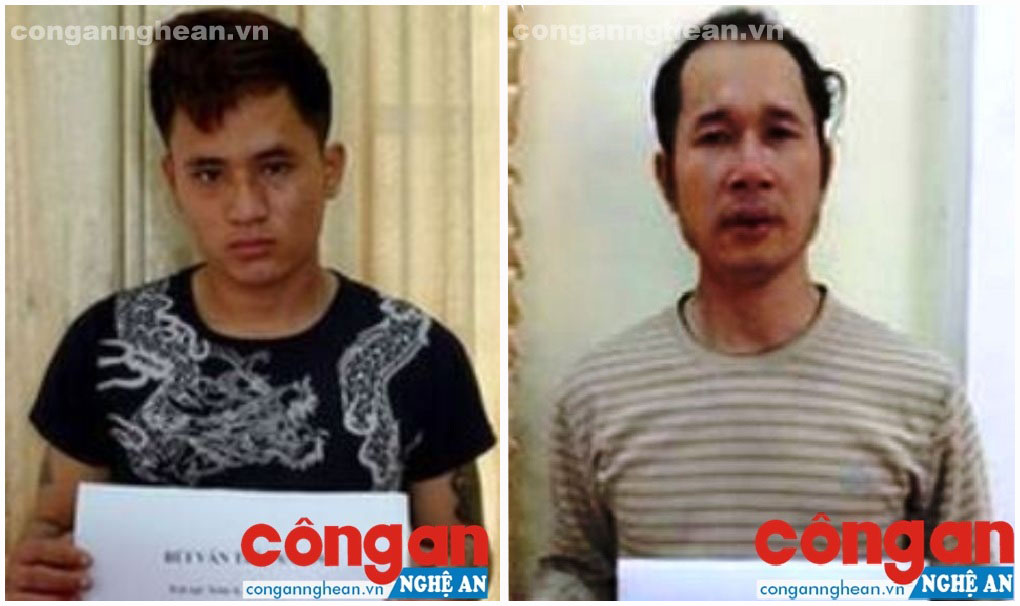 2 đối tượng Bùi Văn Trí và Võ Văn Huy