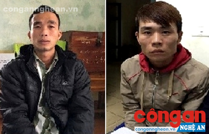 Hai đối tượng tại cơ quan điều tra