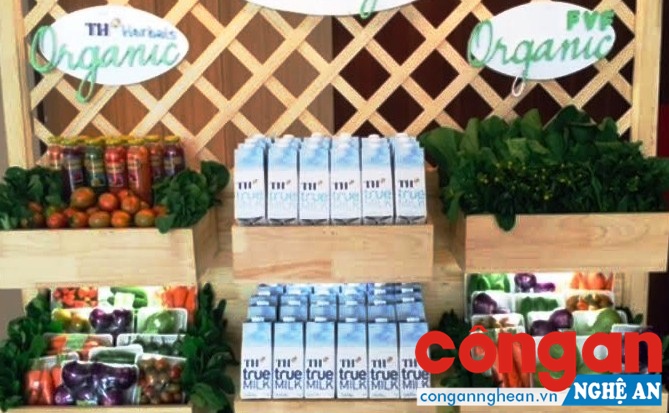 Các sản phẩm hữu cơ của TH được người tiêu dùng ưa chuộng, đón nhận