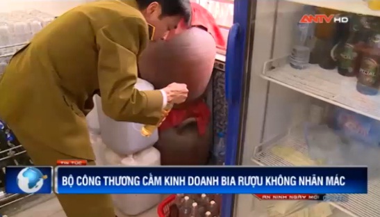 Cấm kinh doanh bia, rượu không nhãn mác