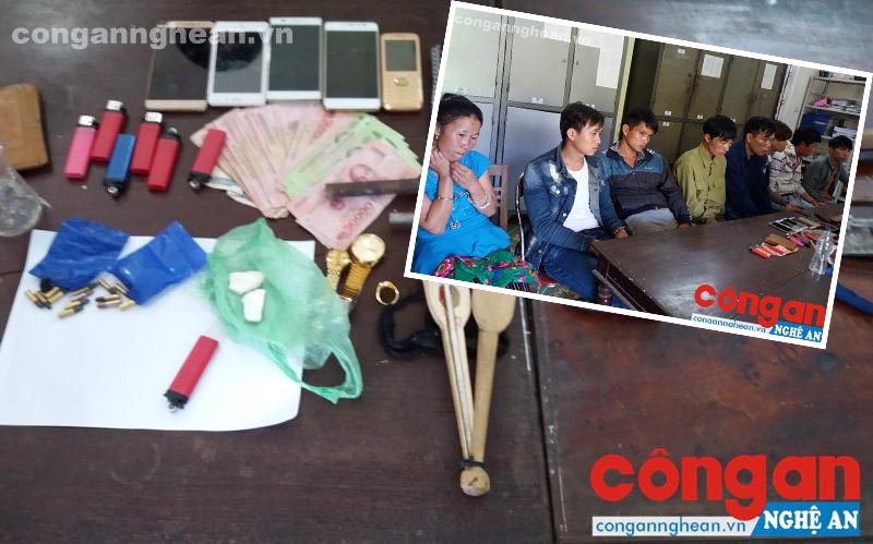 Công an Kỳ Sơn triệt phá đường dây mua bán trái phép chất ma túy