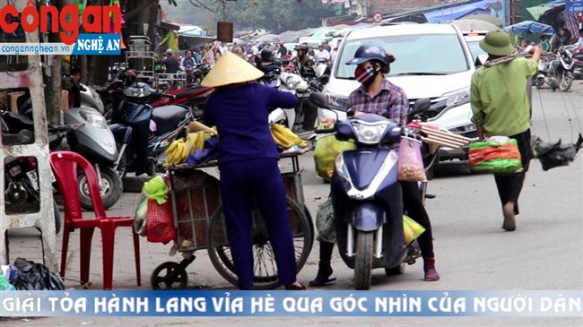 Người dân TP Vinh nghĩ gì về giải tỏa hành lang ATGT