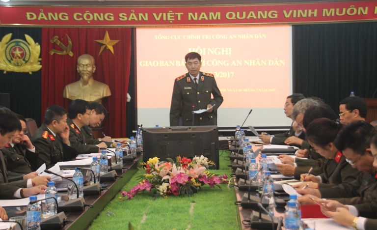 Hội nghị giao ban báo chí CAND tháng 3/2017
