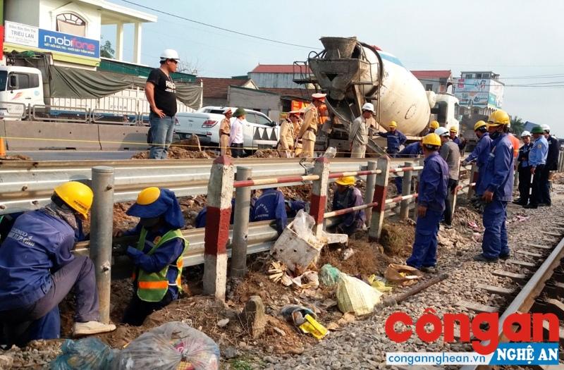 Đóng đường ngang giao nhau giữa Quốc lộ với đường sắt tại ngã 3 Yên Lý