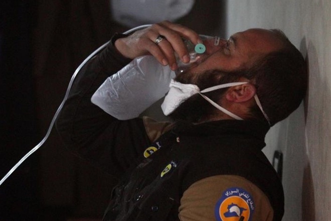 Người chết la liệt sau vụ tấn công bằng khí độc ở Syria