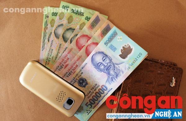 Tang vật trộm tại nhà ông Hoàng Văn Cương