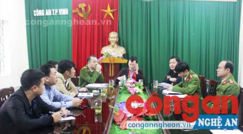 Công an TP Vinh triển khai kế hoạch truy bắt