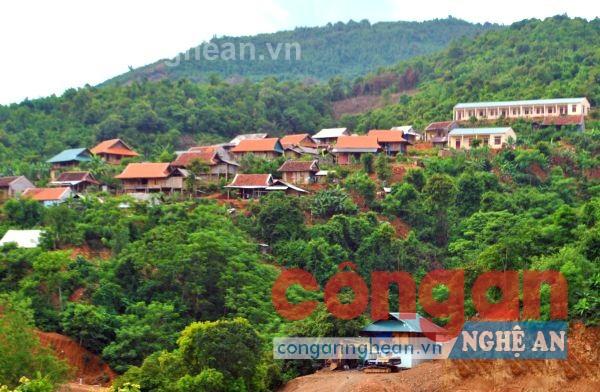 Một góc khu tái định cư bản Đình Thắng, xã Tam Đình