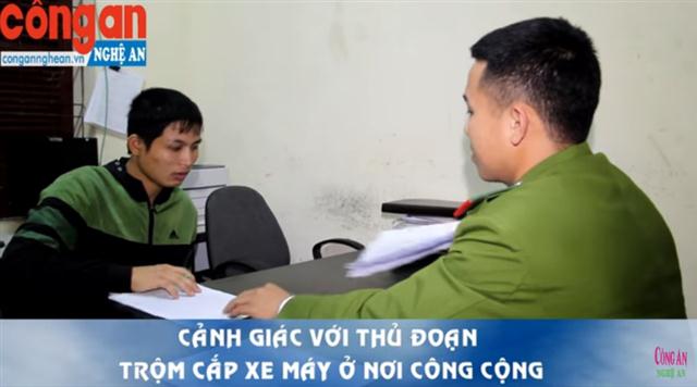 Cảnh giác với thủ đoạn trộm xe máy nơi công cộng
