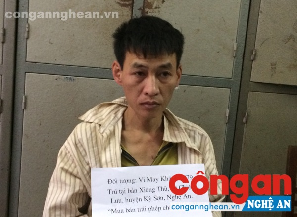 Đối tượng Vi Văn Khăm.