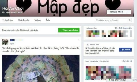 Hội, nhóm nhố nhăng - nơi để giới trẻ “sống ảo” và khoe của.