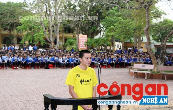 Phiên tòa xét xử lưu động tại trường THPT Tân Kỳ