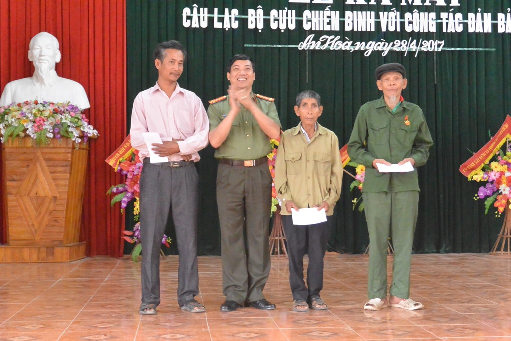 Ra mắt CLB cựu chiến binh với công tác đảm bảo ANTT