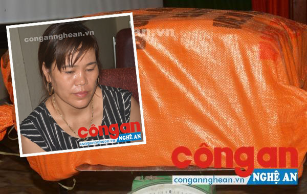 Người phụ nữ vận chuyển 34 kg thuốc nổ