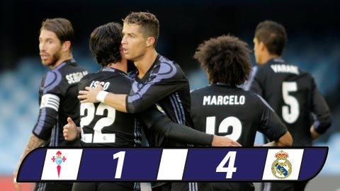 Cristiano Ronaldo tỏa sáng, Real chạm một tay vào chức vô địch
