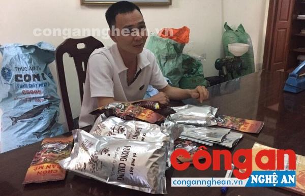 Đối tượng Chính và tang vật bị thu giữ