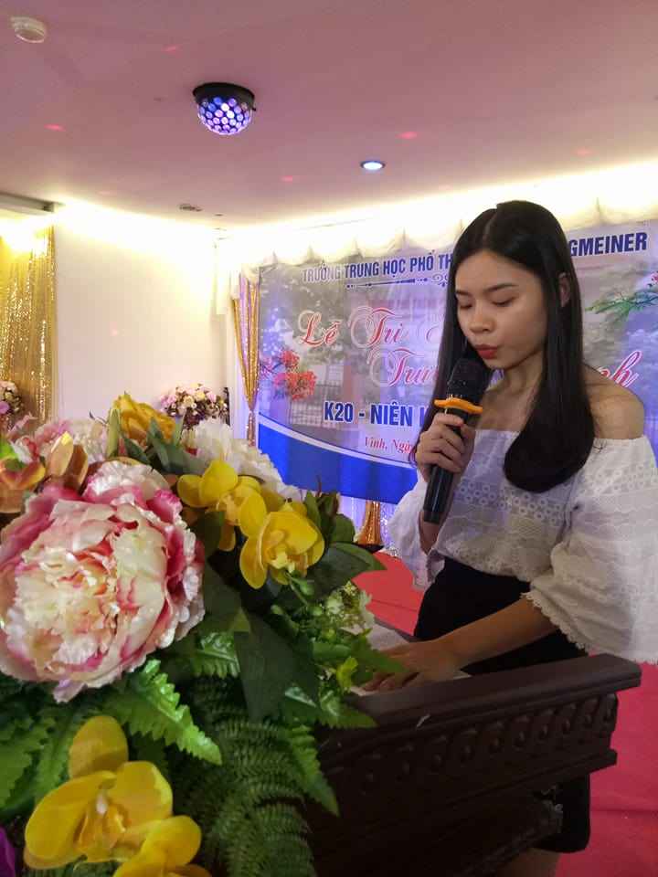 Mai Trinh chia sẻ trong lễ chia tay