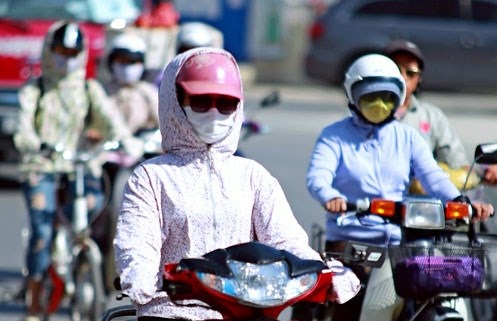 Miền Trung nắng nóng trên diện rộng