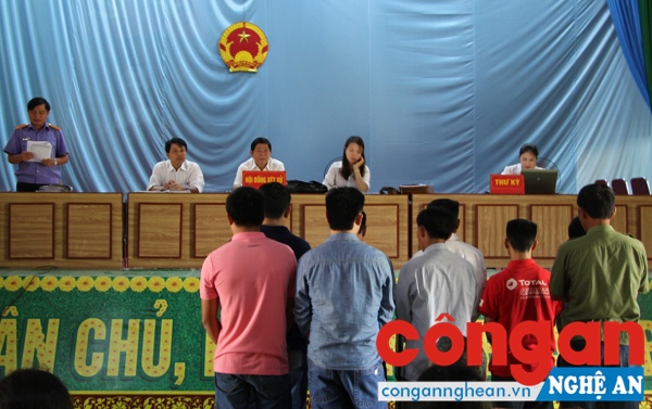 Toàn cảnh vụ xét xử.