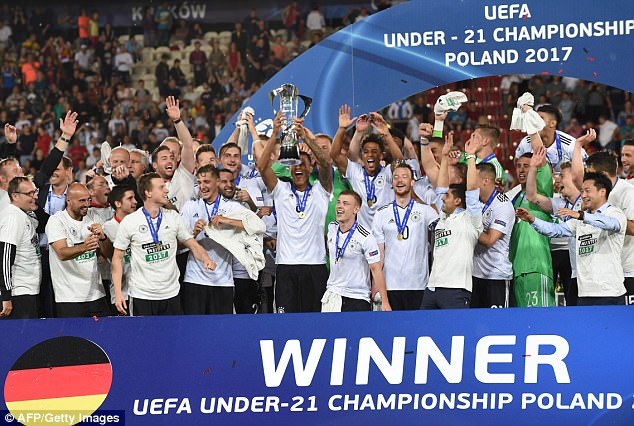 Thắng sát nút U21 Tây Ban Nha, U21 Đức lên ngôi vô địch